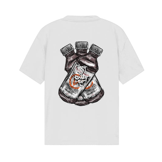 Kickedkup's World White Tee