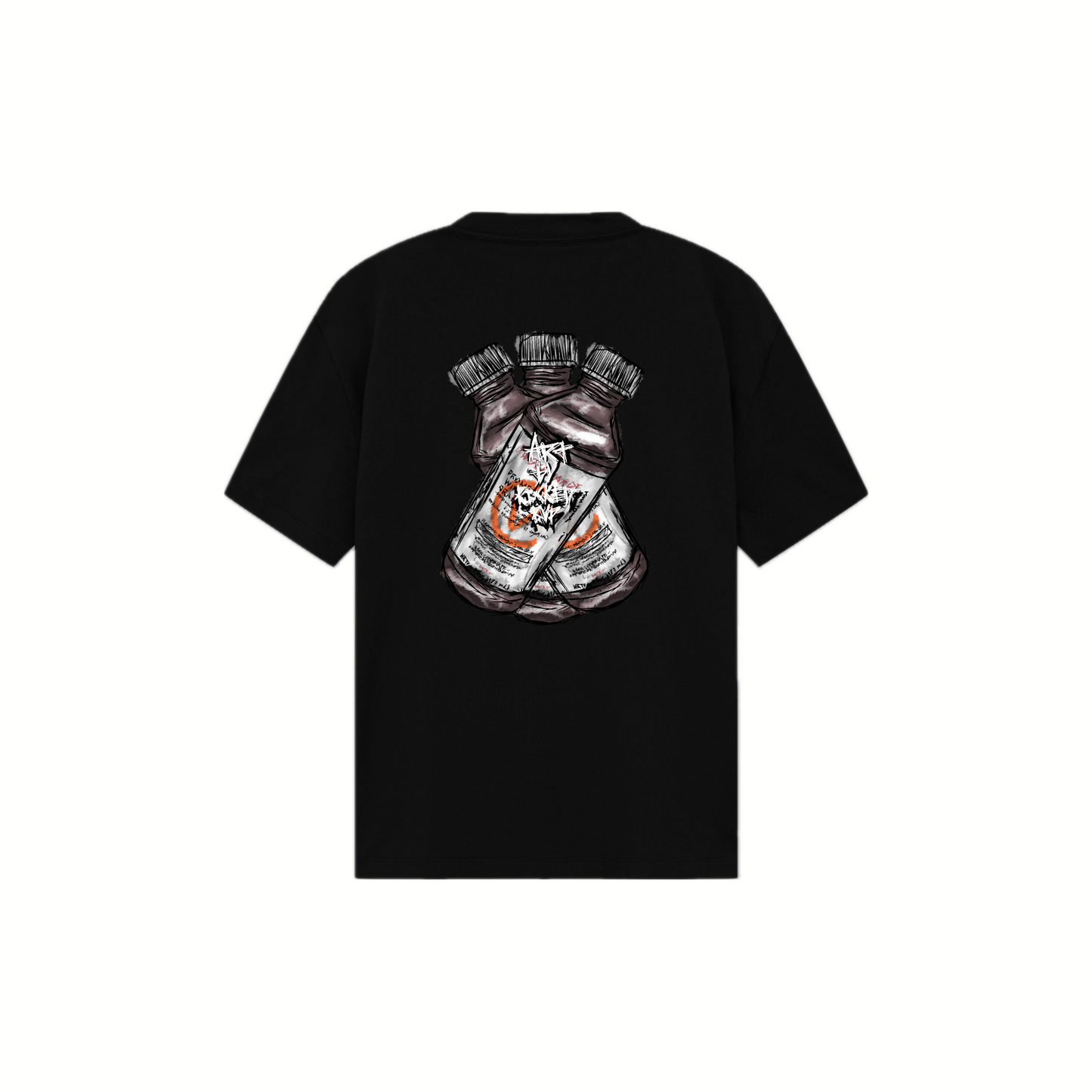 Kickedkup's World Black Tee