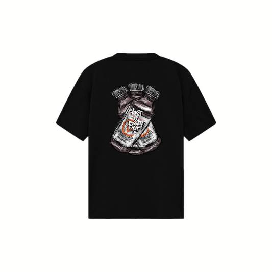 Kickedkup's World Black Tee